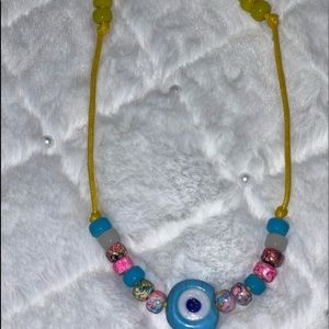 Evil eye hand made glass bracelet
